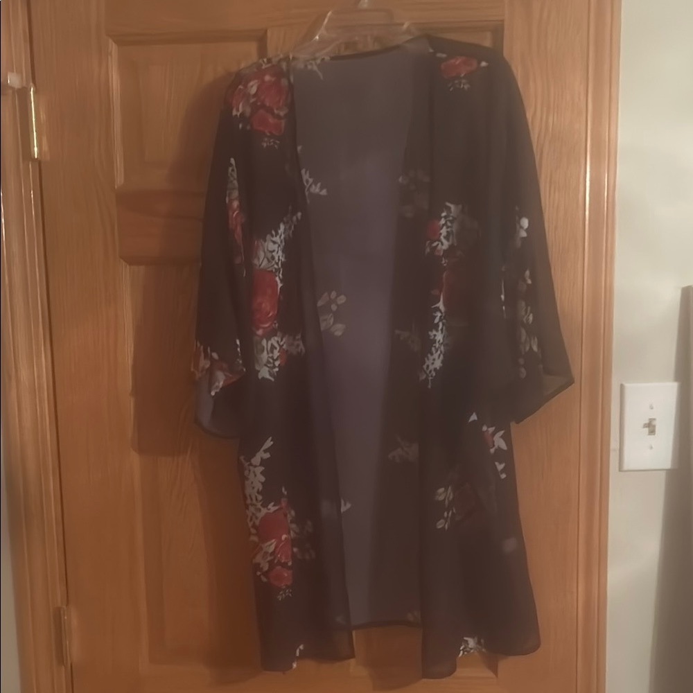 Floral Sheer Kimono